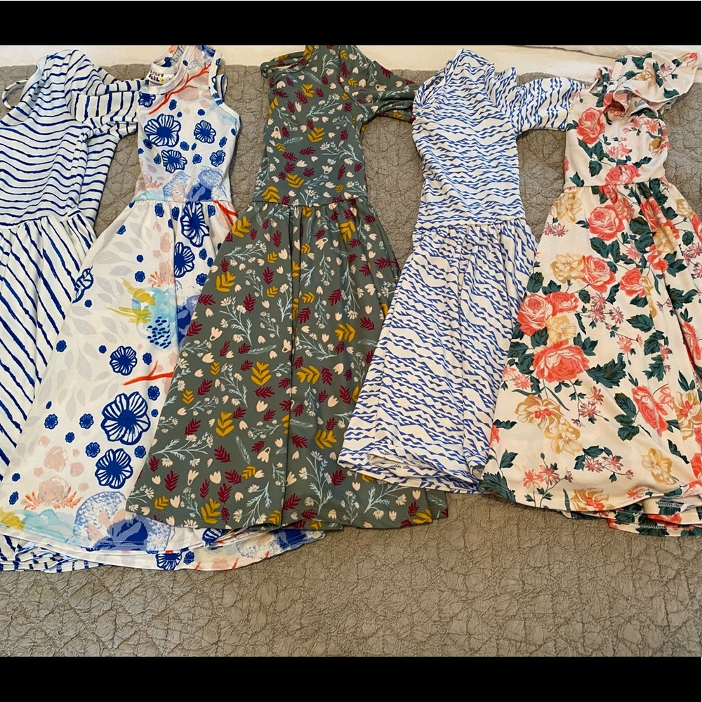 Lot of size 5/6 and 7 dot dot smile dresses nwt